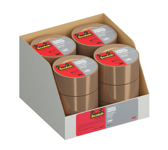 Verpakkingstape Scotch 4501B66 48mmx66m bruin