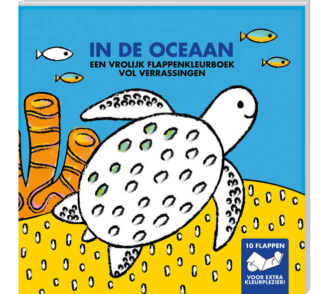 Kleurboek met flappen Interstat In de oceaan