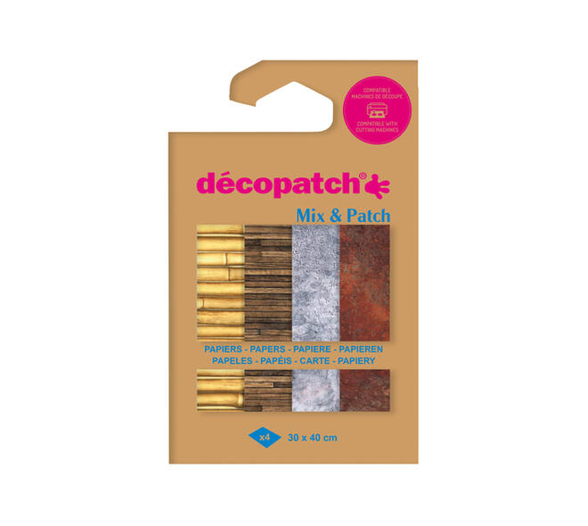 Hobbypapier Décopatch 30x40cm set à 4 vel thema Materials
