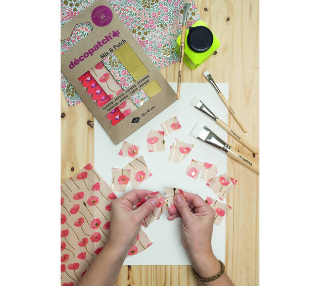 Hobbypapier Décopatch 3x3cm set à 11.000 stuks assorti