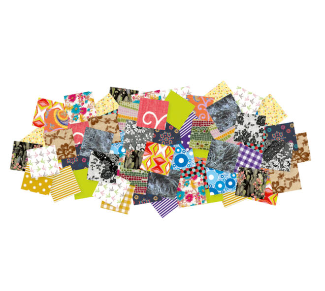 Hobbypapier Décopatch 3x3cm set à 11.000 stuks assorti
