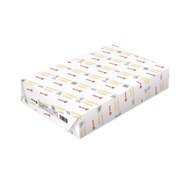 Laserpapier Xerox Colotech+ glossy coated A3 170gr wit 250 vel
