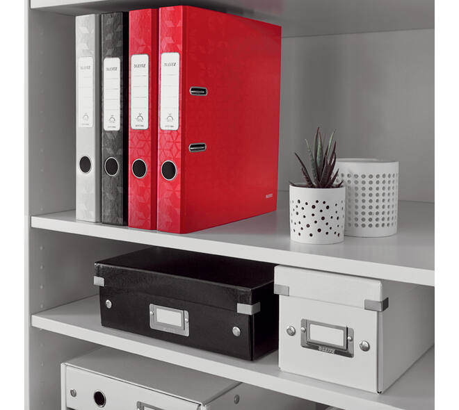 Ordner Leitz WOW 180 gelamineerd 50mm A4 rood