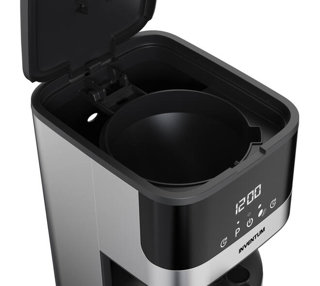 Koffiezetapparaat Inventum 1.2 liter zwart met rvs