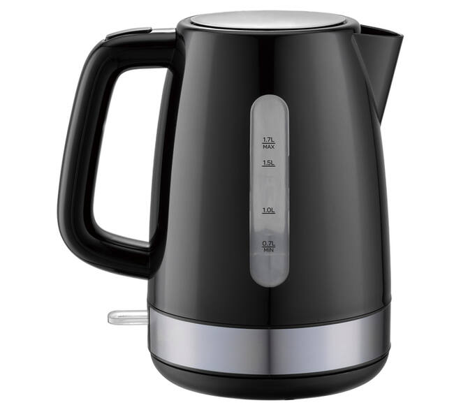 Waterkoker Inventum 1.7 liter zwart met rvs