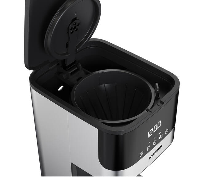 Koffiezetapparaat Inventum 1.5 liter zwart met rvs
