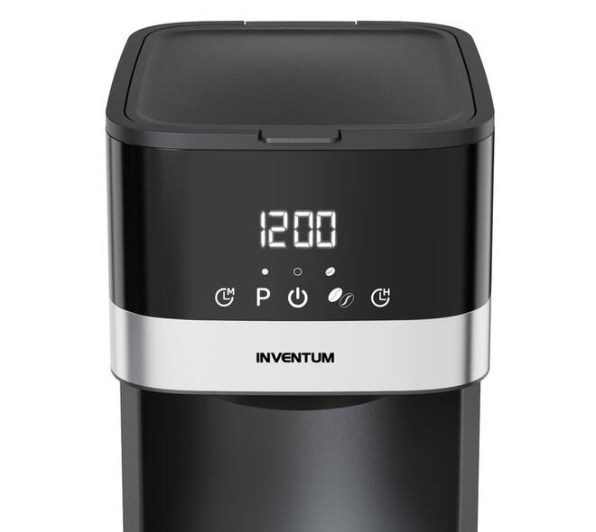 Koffiezetapparaat Inventum 1.5 liter zwart met rvs