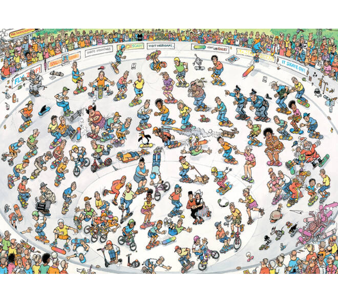 Puzzel Jan van Haasteren Skatebowl 2000 stukjes