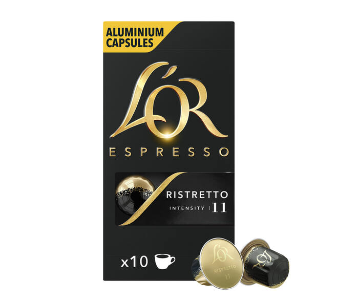 Koffiecups L'Or espresso Ristretto 10 stuks