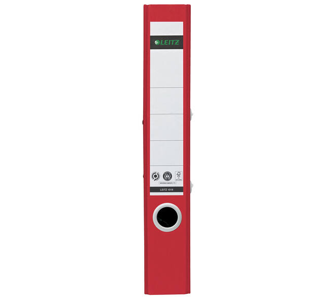 Ordner Leitz Recycle 180° 50mm karton A4 rood