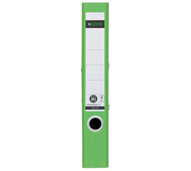 Ordner Leitz Recycle 180° 50mm karton A4 groen