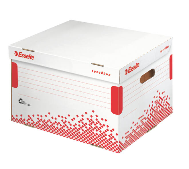 Opberg- en transportdoos Esselte Speedbox 392x301x334mm wit