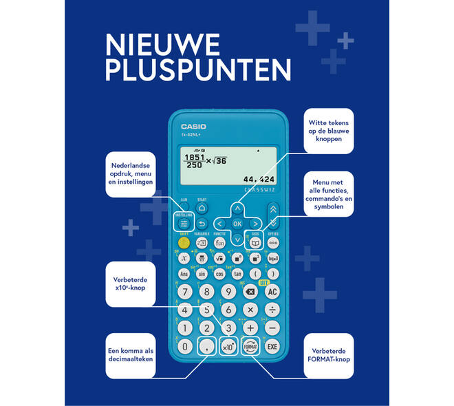 Rekenmachine Casio Classwiz fx-82NL+
