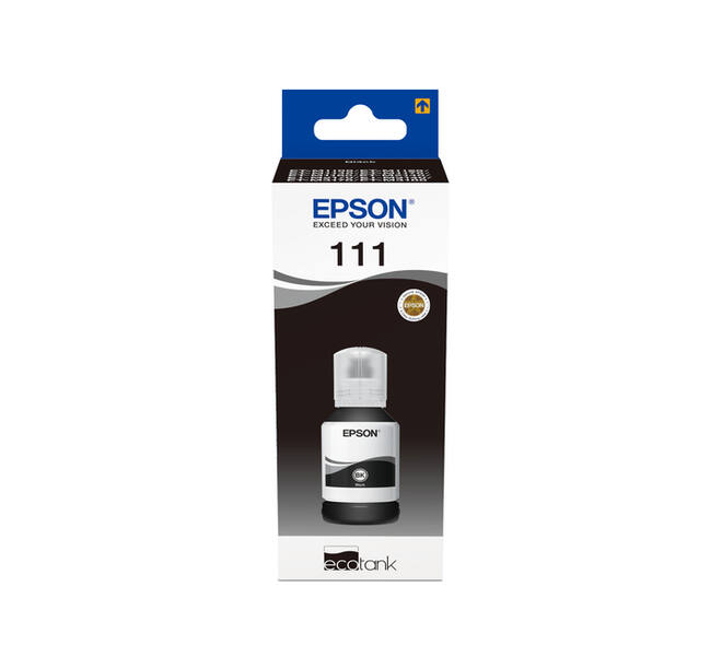 Navulinkt Epson 111 T03M zwart