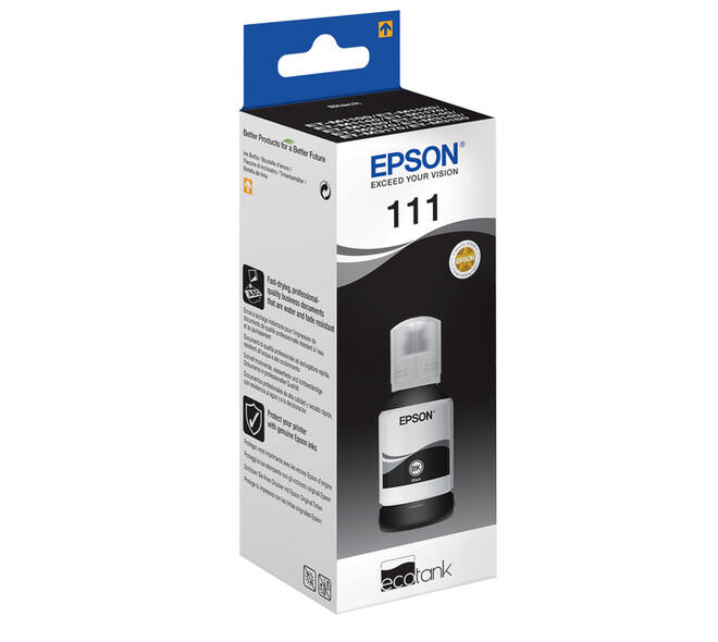 Navulinkt Epson 111 T03M zwart