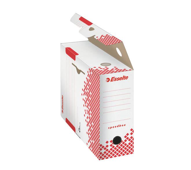 Archiefdoos Esselte Speedbox 100x250x350mm wit