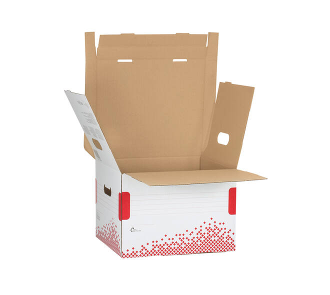 Opberg- en transportdoos Esselte Speedbox 367x263x325mm wit