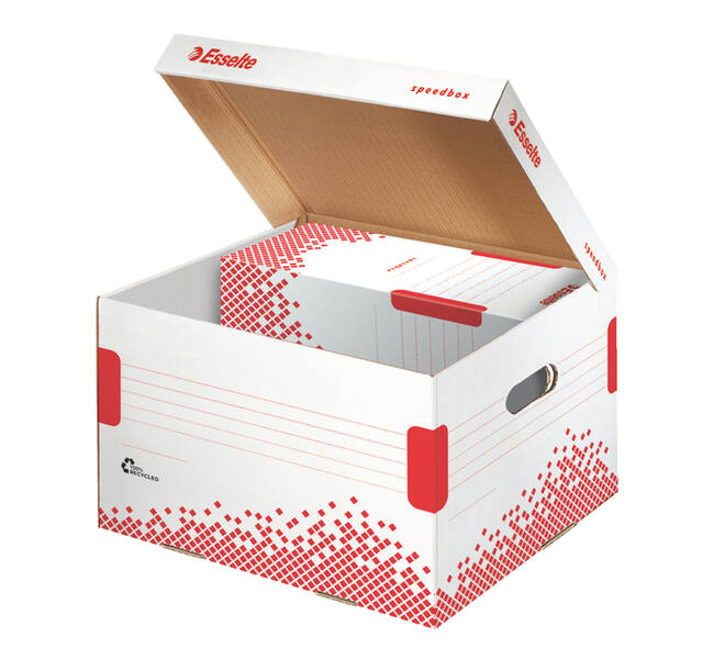 Opberg- en transportdoos Esselte Speedbox 367x263x325mm wit