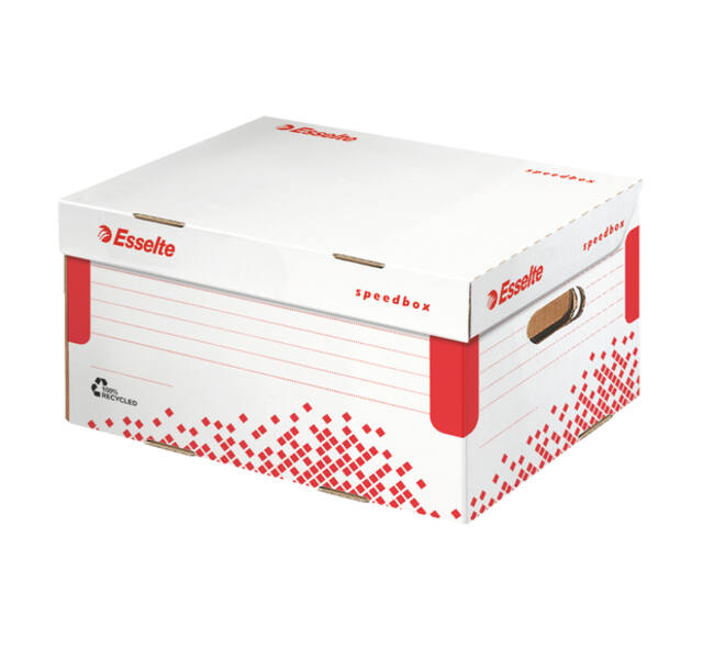 Opberg- en transportdoos Esselte Speedbox 355x193x252mm wit