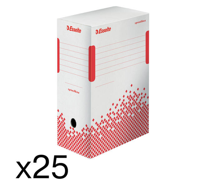 Archiefdoos Esselte Speedbox 150x250x350mm wit