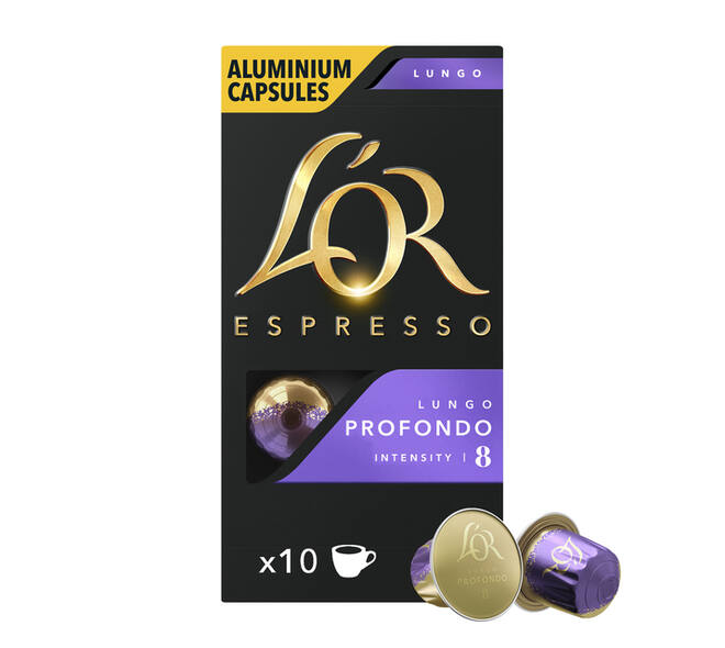 Koffiecups L'Or espresso Lungo Profondo 10 stuks