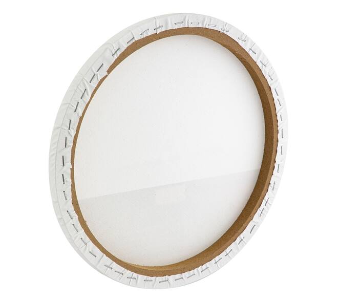 Canvas Nassau fine art rond 30cm 100% katoen