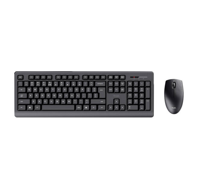 Toetsenbord Trust Primo draadloos + muis QWERTY