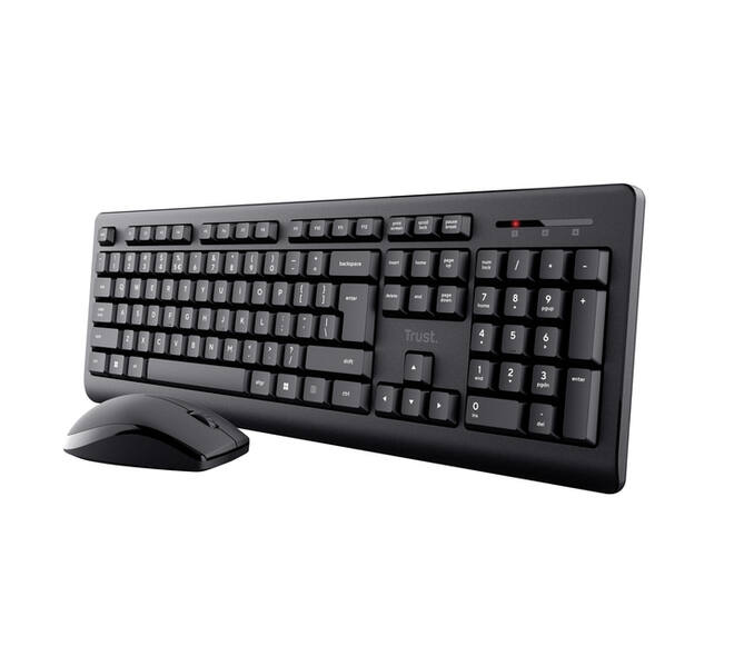 Toetsenbord Trust Primo draadloos + muis QWERTY