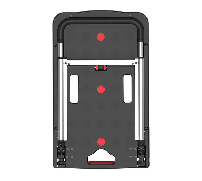Transportkar Pavo platform trolley inklapbaar 137kg zwart