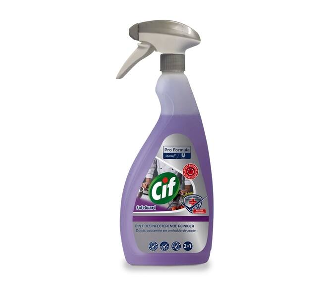 Desinfectiereiniger Cif Professional Safeguard spray 750ml