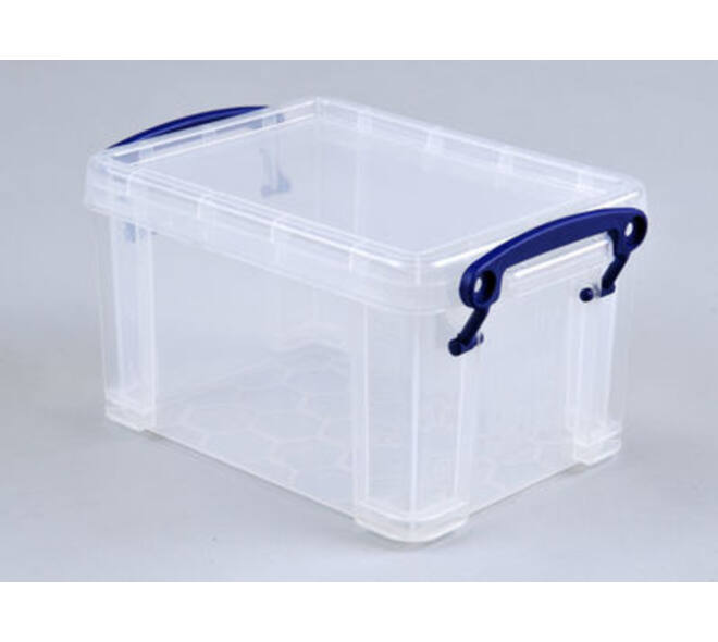 Opbergbox Really Useful 1.6 liter 195x135x110mm transparant wit