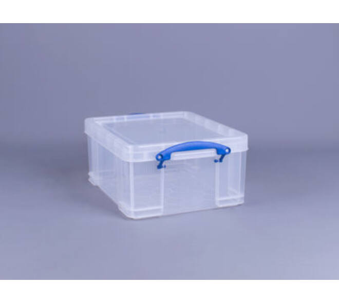 Opbergbox Really Useful 21 liter 450x350x200mm transparant wit