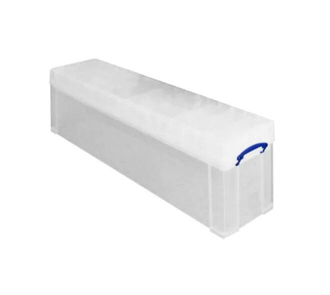 Opbergbox Really Useful 77 liter 1201x270x355mm transparant wit