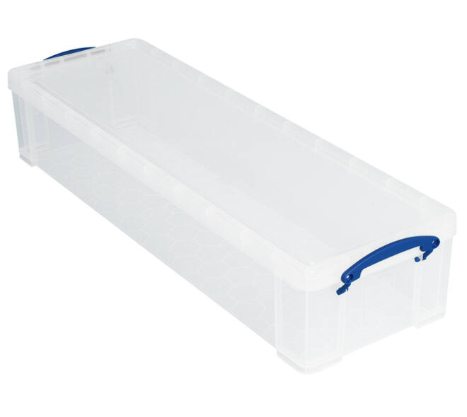 Opbergbox Really Useful 22 liter 800x255x155mm transparant wit