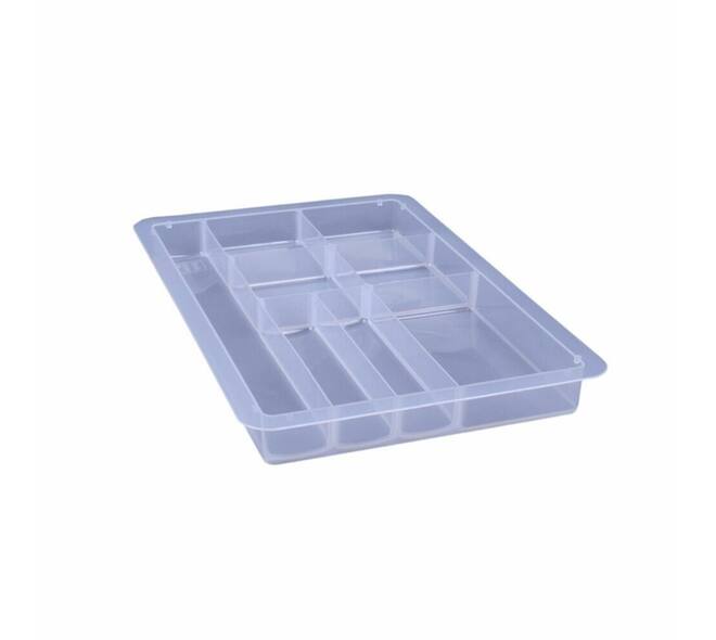 Vakkenverdeler Really Useful 4/9 liter 8 vakken 342x215x35mm transparant