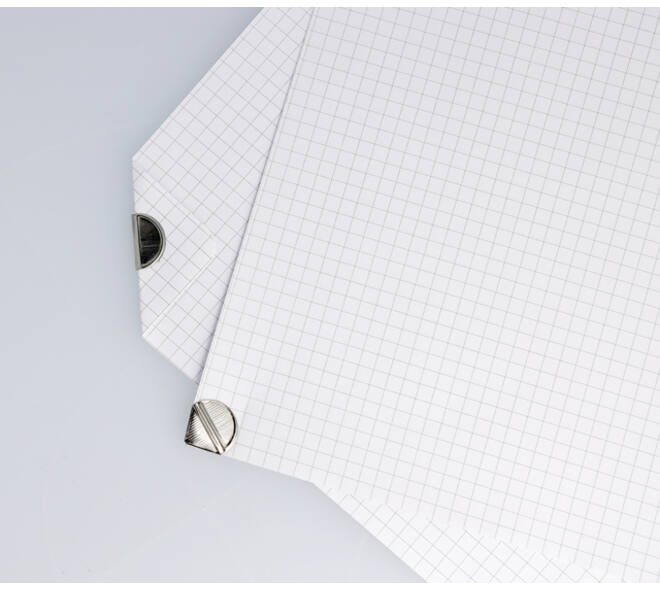 Hoekclips Westcott aluminium zilverkleurig doos à 100 stuks