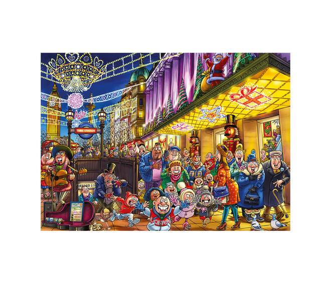 Puzzel Wasgij Christmas 20 - De Geesten van de Kerstmis! 2x1000st (1 puzzle for free)