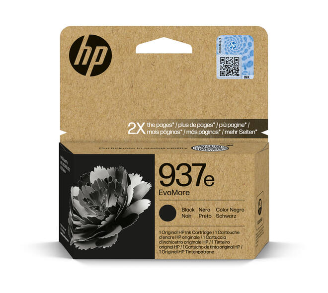 Inktcartridge HP 4S6W9NE 937E Evomore zwart