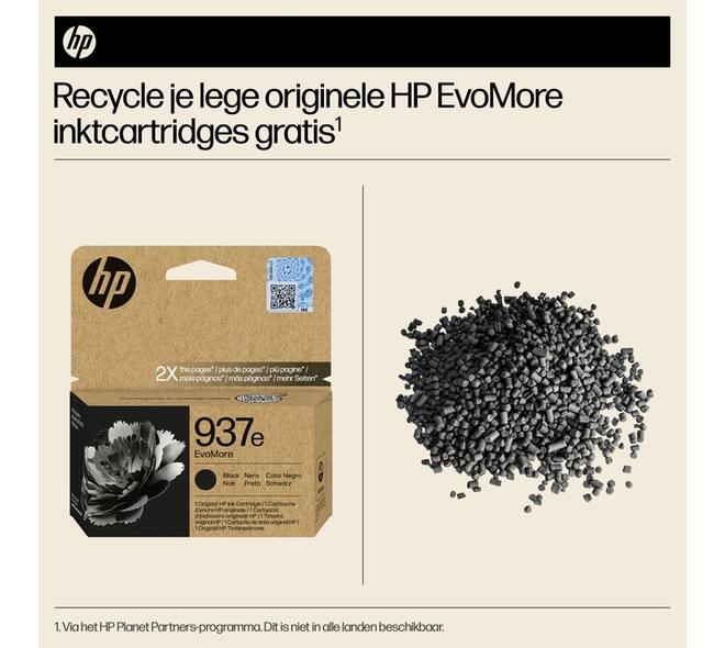 Inktcartridge HP 4S6W9NE 937E Evomore zwart