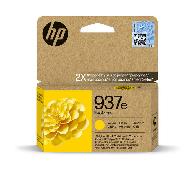 Inktcartridge HP 4S6W8NE 937E Evomore geel