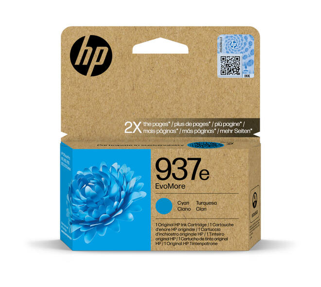 Inktcartridge HP 4S6W6NE 937E Evomore blauw