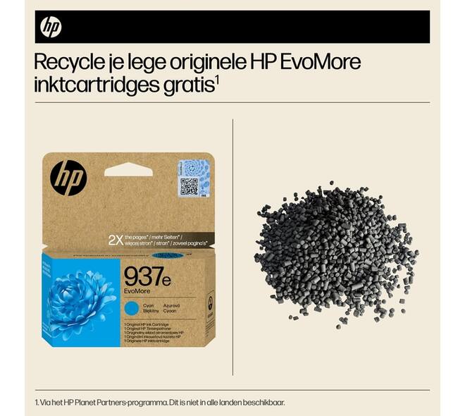 Inktcartridge HP 4S6W6NE 937E Evomore blauw