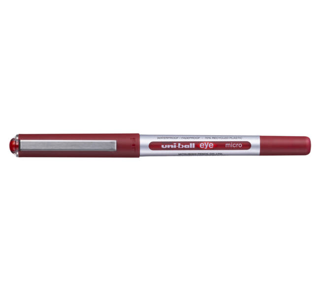 Rollerpen Uni-ball Eye eco 150E fijn rood
