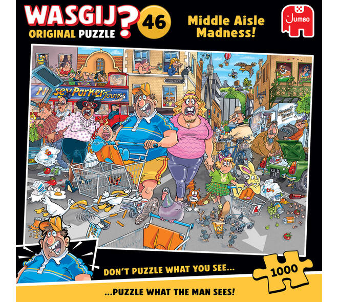 Wasgij Original 46 - Middle Aisle Madness 1000 st