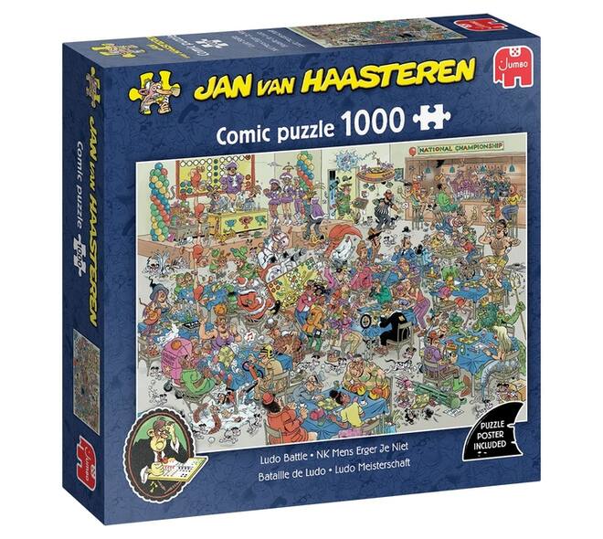 Puzzel Jan van Haasteren NK Mens Erger Je Niet 1000 stukjes