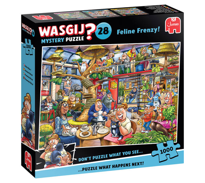 Wasgij Mystery 28 - Feline Frenzy! 1000 st