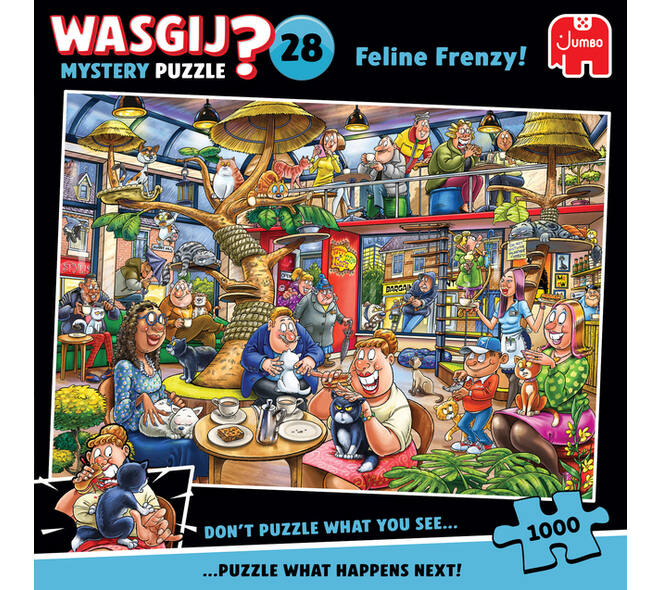 Wasgij Mystery 28 - Feline Frenzy! 1000 st