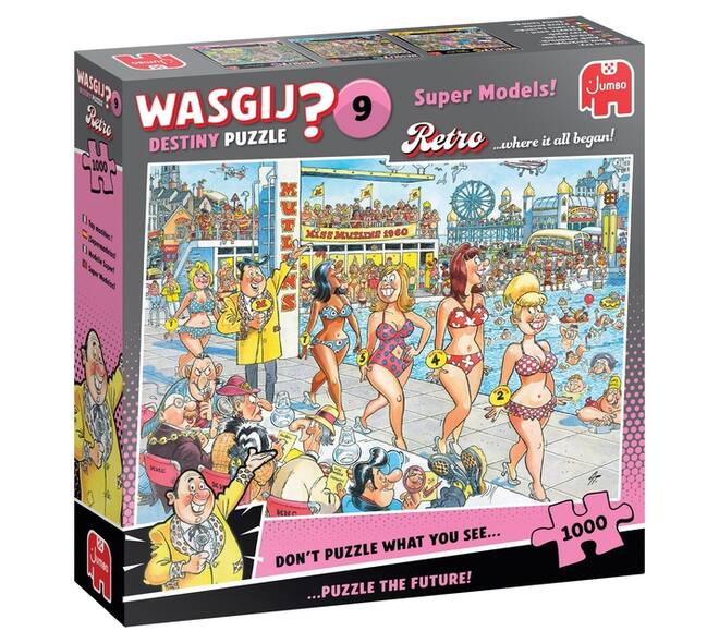 Wasgij Retro Destiny 9 - Super Models! 1000 st
