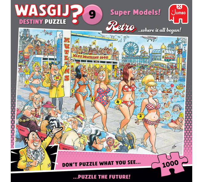 Wasgij Retro Destiny 9 - Super Models! 1000 st