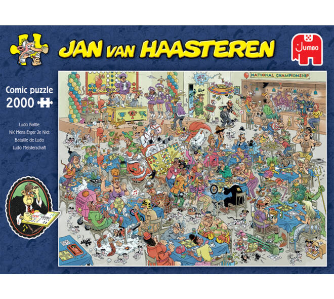 Puzzel Jan van Haasteren NK Mens Erger Je Niet 2000 st